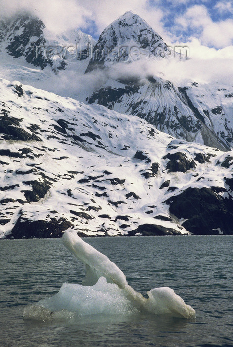 alaska164: Alaska - Glacier bay - iceberg - photo by E.Petitalot - (c) Travel-Images.com - Stock Photography agency - Image Bank