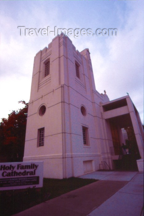 alaska17: Alaska - Anchorage / ANC: Holy Family Cathedral on W 5th Ave - photo by F.Rigaud - (c) Travel-Images.com - Stock Photography agency - Image Bank