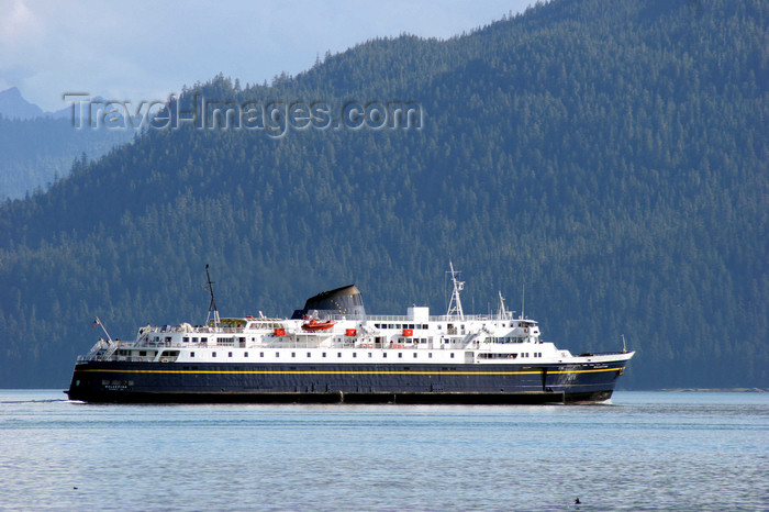 alaska205: Wrangell Island, Alexander Archipelago, Alaska: Alaska State Ferry 'Malaspina' - photo by R.Eime - (c) Travel-Images.com - Stock Photography agency - Image Bank