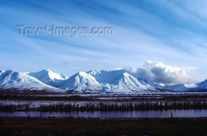 alaska30: Alaska - Anchorage: mountain range - Chugach Mountains - photo by F.Rigaud - (c) Travel-Images.com - Stock Photography agency - Image Bank