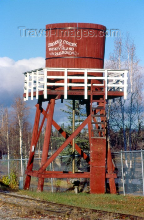 alaska37: Alaska - Fairbanks / FAI: railway water supply - Alaskaland - photo by F.Rigaud - (c) Travel-Images.com - Stock Photography agency - Image Bank