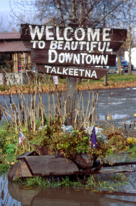 alaska39: Alaska - Talkeetna: downtown (photo by F.Rigaud) - (c) Travel-Images.com - Stock Photography agency - Image Bank