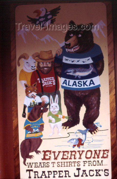 alaska50: Alaska - Anchorage: at Trapper Jack's - photo by F.Rigaud - (c) Travel-Images.com - Stock Photography agency - Image Bank