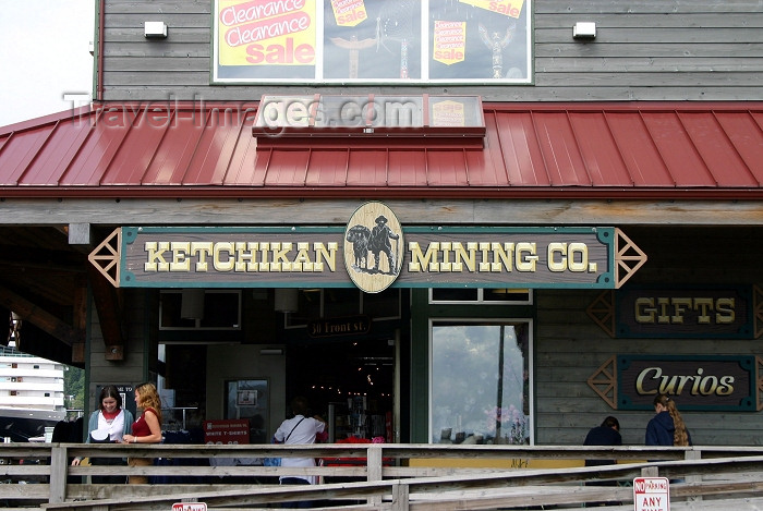 alaska85: Alaska - Ketchikan: Souvenir shop - Ketchikan Mining Co. (photo by Robert Ziff) - (c) Travel-Images.com - Stock Photography agency - Image Bank
