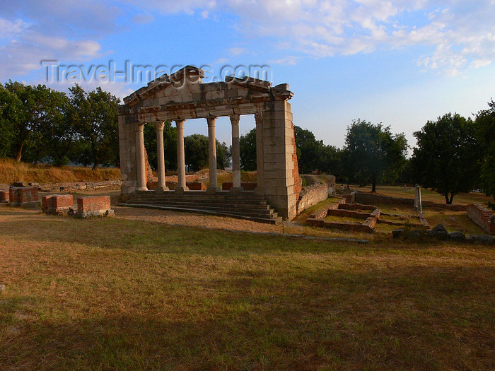 albania107: Apollonia, Fier County, Albania: Agonothetes portico - Archaeological site of Apolonia - photo by J.Kaman - (c) Travel-Images.com - Stock Photography agency - Image Bank