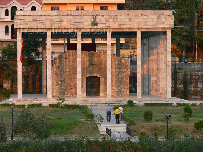 albania129: Lezhë, Albania: Skanderbeg tomb and mausoleum - photo by J.Kaman - (c) Travel-Images.com - Stock Photography agency - Image Bank