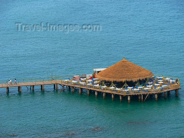 albania133: Vlorë, Albania: pleasure pier with landing Jetty - Adriatic sea resort - photo by J.Kaman - (c) Travel-Images.com - Stock Photography agency - Image Bank