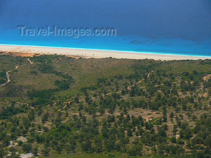 albania136: Vlorë country, Albania: empty beach - Albanian riviera between Llogare and Qepara - photo by J.Kaman - (c) Travel-Images.com - Stock Photography agency - Image Bank