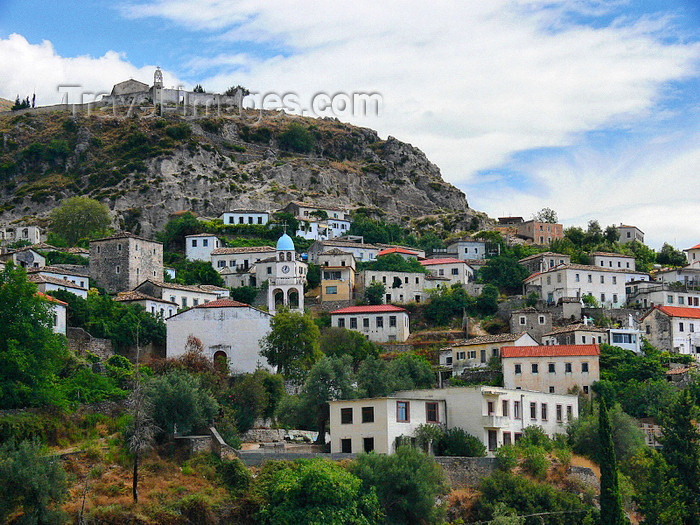 albania137: Dhërmi, Vlorë county, Albania: a touch of Santorini - photo by J.Kaman - (c) Travel-Images.com - Stock Photography agency - Image Bank