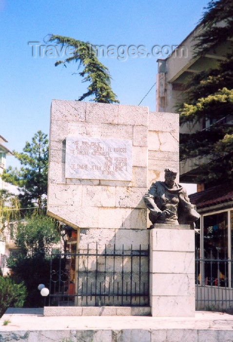 albania16: Albania / Shqiperia - Korçë / Korça / Korce: remembering the Communist guerrilla forces - photo by M.Torres - (c) Travel-Images.com - Stock Photography agency - Image Bank