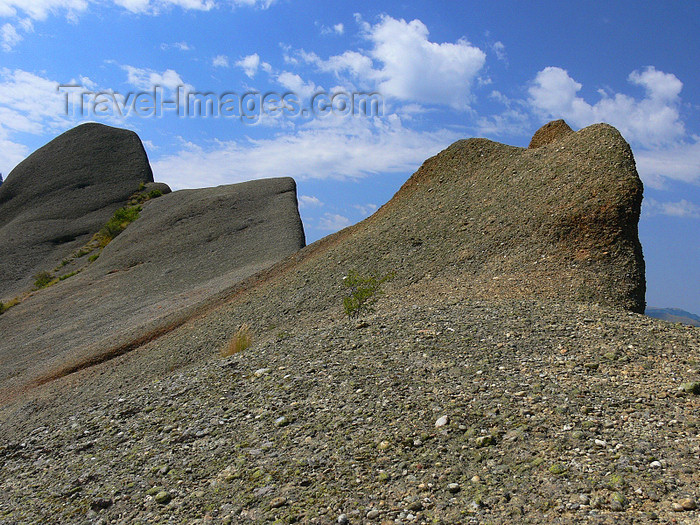 albania166: Drenove National Park, Korçë county, Albania: rock formation - erosion - photo by J.Kaman - (c) Travel-Images.com - Stock Photography agency - Image Bank