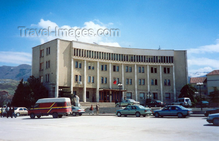 albania19: Albania / Shqiperia - Korçë / Korça / Korce: city administration - photo by M.Torres - (c) Travel-Images.com - Stock Photography agency - Image Bank