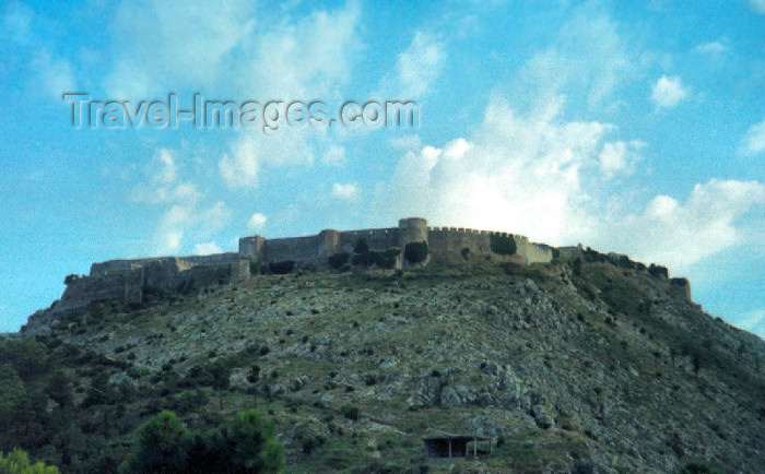 albania3: Albania / Shqiperia - Shkoder: a castle but no janizaries - over the Buna and Drin rivers - the Ilyrian and later Venetian fortress of Rozafa / Rozafat - photo by M.Torres - (c) Travel-Images.com - Stock Photography agency - Image Bank