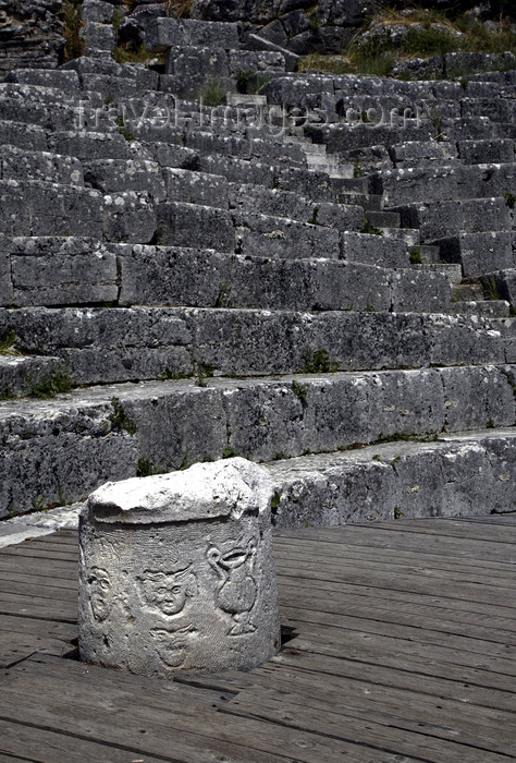 albania30: Butrint, Sarandë, Vlorë County, Albania: Roman theatre - UNESCO World Heritage Site - photo by A.Dnieprowsky - (c) Travel-Images.com - Stock Photography agency - Image Bank