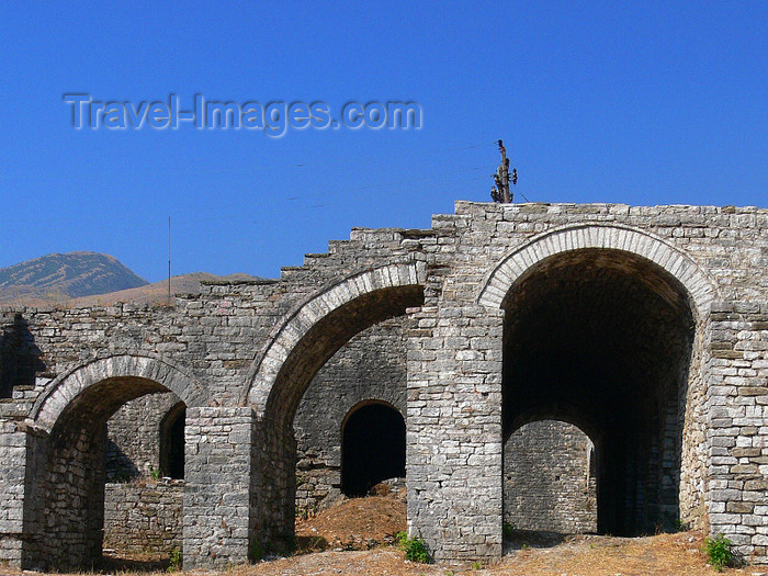 albania42: Gjirokaster, Albania: rampart ruins - photo by J.Kaman - (c) Travel-Images.com - Stock Photography agency - Image Bank