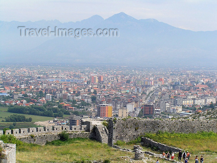 albania52: Albania / Shqiperia - Shkodër/ Shkoder / Shkodra: the city from the fortress / castle - photo by J.Kaman - (c) Travel-Images.com - Stock Photography agency - Image Bank