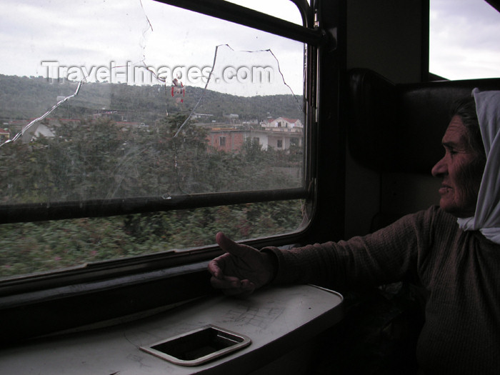 albania61: Albania: on the train - photo by A.Kilroy - (c) Travel-Images.com - Stock Photography agency - Image Bank