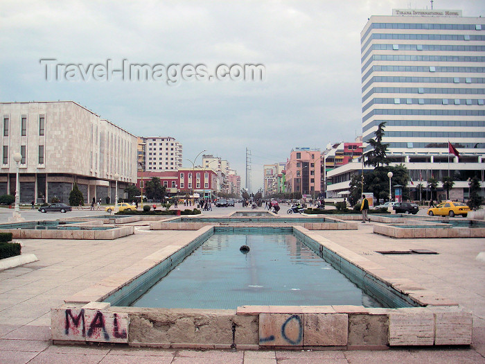 albania62: Tirana, Albania: Tirana International Hotel - photo by A.Kilroy - (c) Travel-Images.com - Stock Photography agency - Image Bank