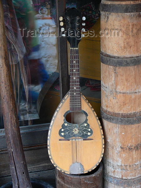 albania92: Kruje, Durres County, Albania: Albanian musical string instrument - photo by J.Kaman - (c) Travel-Images.com - Stock Photography agency - Image Bank