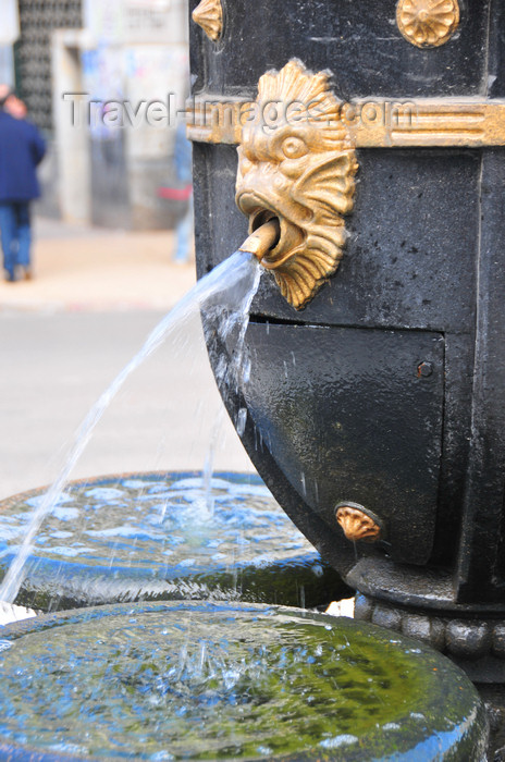 algeria171: Oran, Algeria / Algérie: fountain detail - Place Abdelmalek Ramdane - former Place des Victoires - photo by M.Torres | détail de la fontaine - Place Abdelmalek Ramdane - ex-Place des Victoires - (c) Travel-Images.com - Stock Photography agency - Image Bank