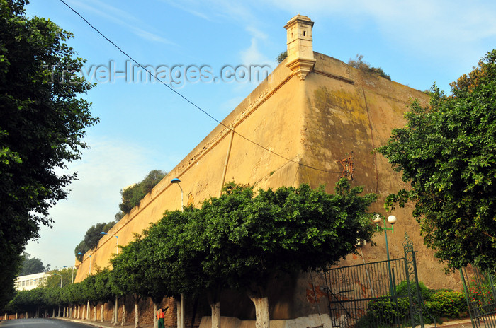 algeria189: Oran, Algeria / Algérie: Chateau Neuf Spanish fortress - Commandant Ferradj street - photo by M.Torres | Chateau Neuf - Rue Commandant Ferradj, ex Capitaine Vales - (c) Travel-Images.com - Stock Photography agency - Image Bank