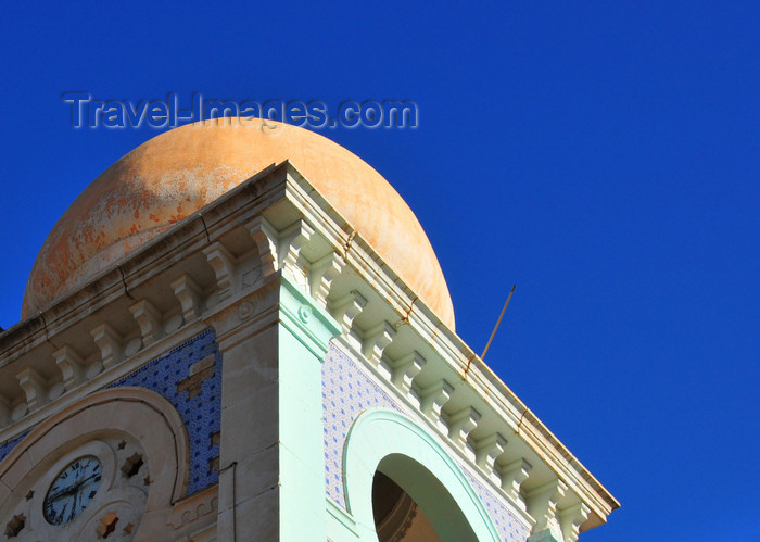 algeria261: Biskra, Algeria / Algérie: detail of the bell tower of the old city hall - photo by M.Torres | détail du clocher de l'ancien hôtel de ville - (c) Travel-Images.com - Stock Photography agency - Image Bank