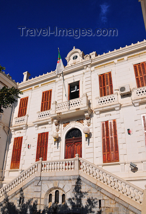 algeria304: Algeria / Algérie - Béjaïa / Bougie / Bgayet - Kabylie: building of the Subprefecture, now used as a summer residence for government officials - Rue des Oliviers | Sous-Préfecture de Bejaia, aujourd'hui transformé en résidence de luxe pour les ministres - Rue des Oliviers  - photo by M.Torres - (c) Travel-Images.com - Stock Photography agency - Image Bank