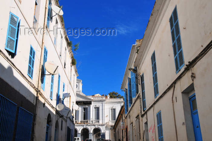 algeria309: Algeria / Algérie - Béjaïa / Bougie / Bgayet - Kabylie: Nacer Benyahia street, leading to the city hall | Rue Nacer Benyahia, conduisant à la Mairie - quartier Aguelmine - photo by M.Torres - (c) Travel-Images.com - Stock Photography agency - Image Bank