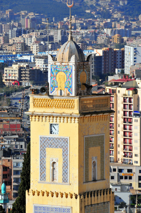 algeria330: Algeria / Algérie - Béjaïa / Bougie / Bgayet - Kabylie: Sidi Soufi mosque - minaret with elegant tiles | mosquée Sidi Soufi - minaret ornée de carreaux de mosaïque d'un très bel effet - photo by M.Torres - (c) Travel-Images.com - Stock Photography agency - Image Bank