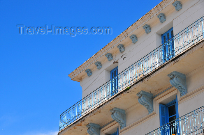 algeria365: Algeria / Algérie - Béjaïa / Bougie / Bgayet - Kabylie: balcony - Boulevard Biziou | balcon - Boulevard Biziou - photo by M.Torres - (c) Travel-Images.com - Stock Photography agency - Image Bank