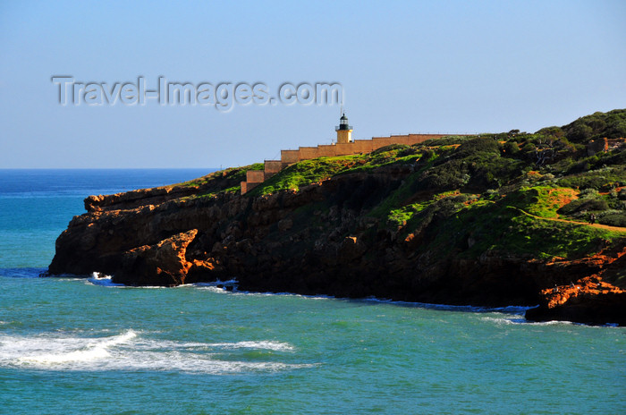 algeria399: Tipaza, Algeria / Algérie: Forum promontory and the lighthouse | promontoire du Forum et le phare - photo by M.Torres - photo by M.Torres - (c) Travel-Images.com - Stock Photography agency - Image Bank