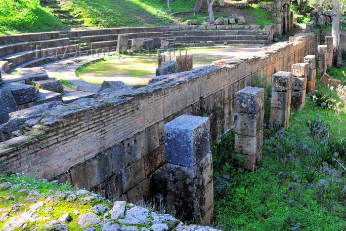 algeria402: Tipaza, Algeria / Algérie: the theatre - Tipasa Roman ruins, Unesco World Heritage site | le théâtre - ruines romaines de Tipasa, Patrimoine mondial de l'UNESCO - photo by M.Torres - (c) Travel-Images.com - Stock Photography agency - Image Bank