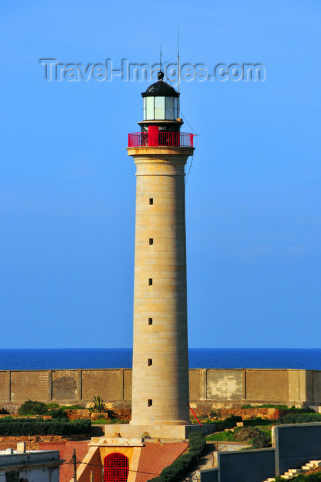 algeria434: Cherchell - Tipasa wilaya, Algeria / Algérie: lighthouse and the sea | le phare et la mer - photo by M.Torres - (c) Travel-Images.com - Stock Photography agency - Image Bank