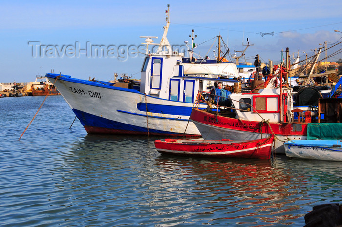 algeria447: Cherchell - Tipasa wilaya, Algeria / Algérie: harbour - the trawler 'Zaim' | Port - le chalutier 'Zaim' - photo by M.Torres - (c) Travel-Images.com - Stock Photography agency - Image Bank