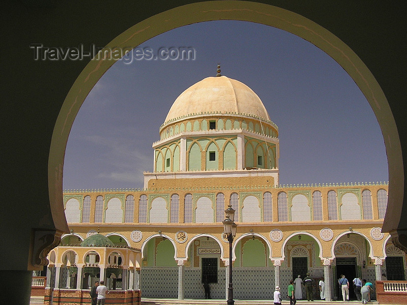 algeria47: Algeria / Algerie - Tamellaht - El Oued wilaya: the mosque of Sidi El Hajj Ali - arch and dome - photo by J.Kaman - mosquée de Sidi Hajj Ali - voûte et dôme - (c) Travel-Images.com - Stock Photography agency - Image Bank