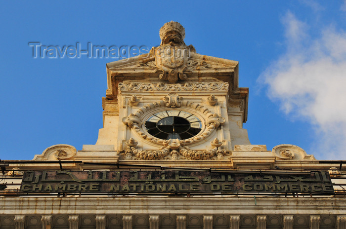 algeria493: Algiers / Alger - Algeria / Algérie: 
Chamber of Commerce - the clock did not pass the test of time | Chambre de Commerce - l'horloge n'a pas passé l'épreuve du temps - photo by M.Torres - (c) Travel-Images.com - Stock Photography agency - Image Bank