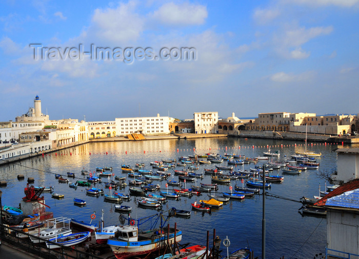 algeria504: Algiers / Alger - Algeria / Algérie: Admiralty basin and Fishing harbour| Darse de l'Amirauté et Port de Pêche - photo by M.Torres - (c) Travel-Images.com - Stock Photography agency - Image Bank
