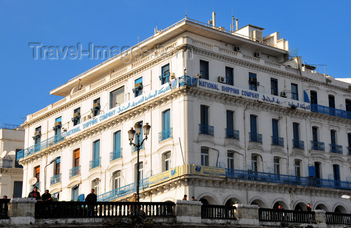 algeria549: Algiers / Alger - Algeria / Algérie: NASHCO - National Shipping Company - Port-Said square - Ernesto Che Guevara avenue | NASHCO - Compagnie Nationale de Navigation - square Port-Said, ex-Square Bresson - av. Ernesto Che Guevara - photo by M.Torres - (c) Travel-Images.com - Stock Photography agency - Image Bank