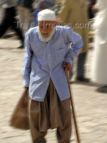 algeria77: Algeria / Algerie - M'zab - Ghardaïa wilaya: old man - Ghardaia - photo by J.Kaman - vieil homme - Ghardaia - (c) Travel-Images.com - Stock Photography agency - Image Bank