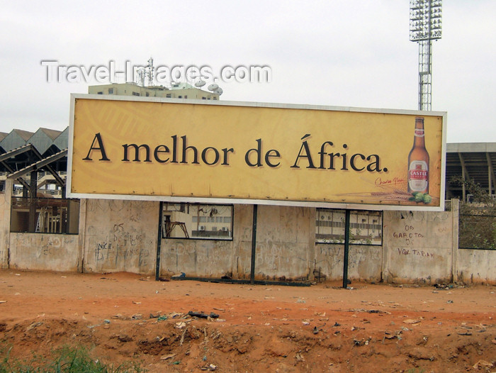 angola5: Angola - Luanda: South African touch - ad for Castle beer / anúncio à cerveja Castle - photo by A.Parissis - (c) Travel-Images.com - Stock Photography agency - Image Bank