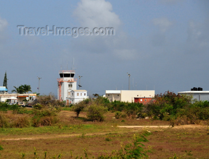 anguilla26: The Valley, Anguilla: tower of Wallblake Airport - AXA - Clayton J. Lloyd International Airport, named after Anguilla's foremost aviation pioneer - photo by M.Torres - (c) Travel-Images.com - Stock Photography agency - Image Bank