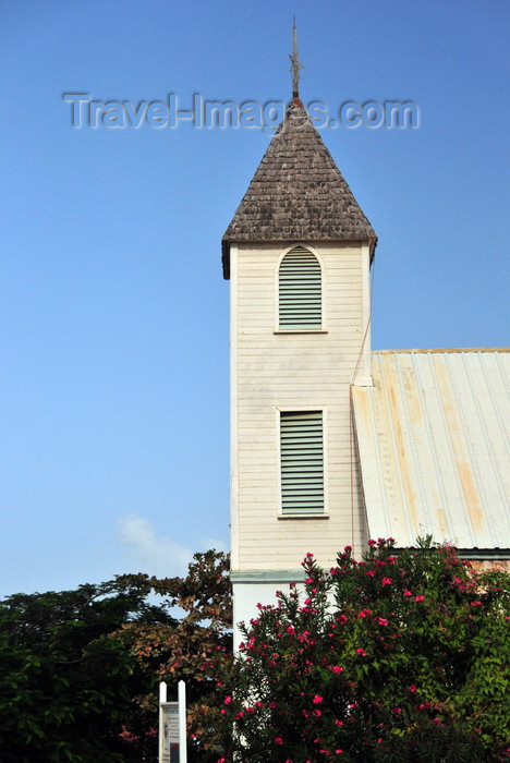 anguilla29: The Valley, Anguilla: Ebenezer Methodist Church - bell tower - photo by M.Torres - (c) Travel-Images.com - Stock Photography agency - Image Bank