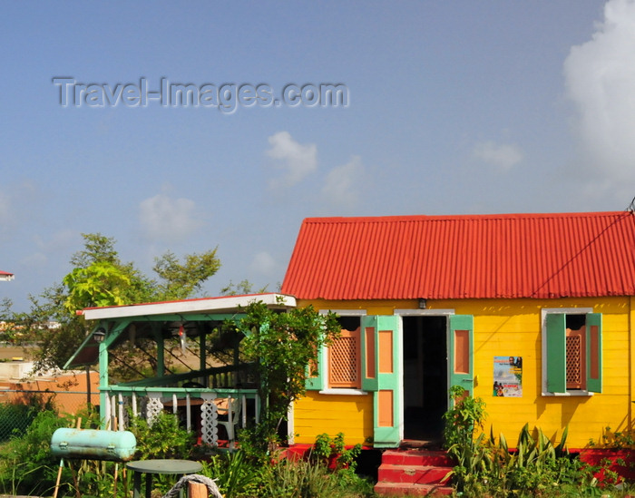 anguilla41: The Valley, Anguilla: the Roti Hut - Caribbean style restaurant, serving Creole roti and a mean BBQ of ribs - photo by M.Torres - (c) Travel-Images.com - Stock Photography agency - Image Bank