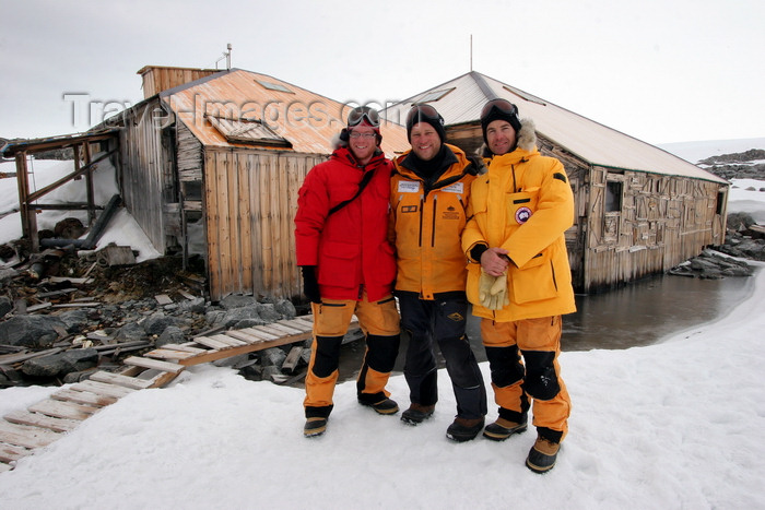 antarctica14: Commonwealth Bay, East Antarctica: Cape Denison - Mawson's Huts Foundation conservation team - photo by R.Eime - (c) Travel-Images.com - Stock Photography agency - Image Bank