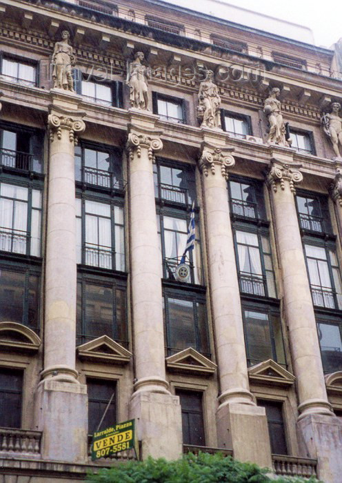 argentina15: Argentina - Buenos Aires: classical heroes at the Greek embassy / embajada de Grecia - heroes clasicos (photo by Miguel Torres) - (c) Travel-Images.com - Stock Photography agency - Image Bank