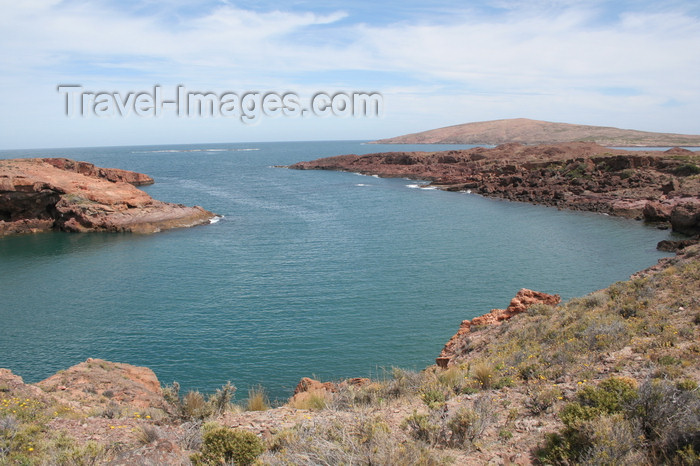 argentina167: Argentina - Caleta Horno - Bahía Gil (Chubut Province): looking at the South Atlantic - photo by C.Breschi - (c) Travel-Images.com - Stock Photography agency - Image Bank