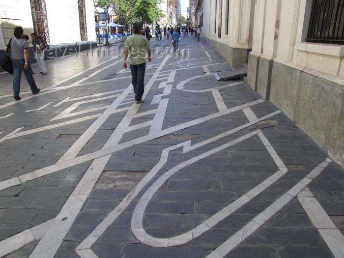 argentina187: Argentina - Córdoba - Houses reflected on the street pavement - images of South America by M.Bergsma - (c) Travel-Images.com - Stock Photography agency - Image Bank