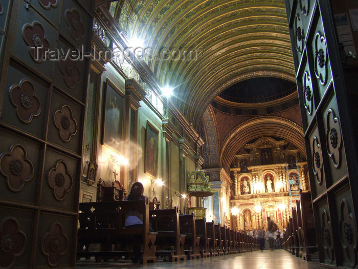 argentina188: Argentina - Córdoba - Iglesia Compañía de Jesús - inside - Jesuit Block - Manzaba Jesuítica - UNESCO world heritage - images of South America by M.Bergsma - (c) Travel-Images.com - Stock Photography agency - Image Bank