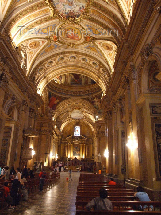 argentina190: Argentina - Córdoba - Inside the Cathedral - images of South America by M.Bergsma - (c) Travel-Images.com - Stock Photography agency - Image Bank