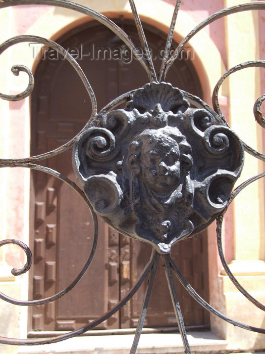 argentina197: Argentina - Córdoba - Monastery Juan de Tejeda - iron decoration - images of South America by M.Bergsma - (c) Travel-Images.com - Stock Photography agency - Image Bank